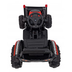 Elektrický traktor/bager - červený